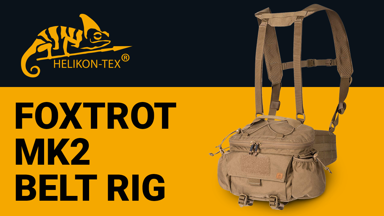 Amazon.com: Helikon-Tex Foxtrot Mk2 Belt Rig Black, Bushcraft Line